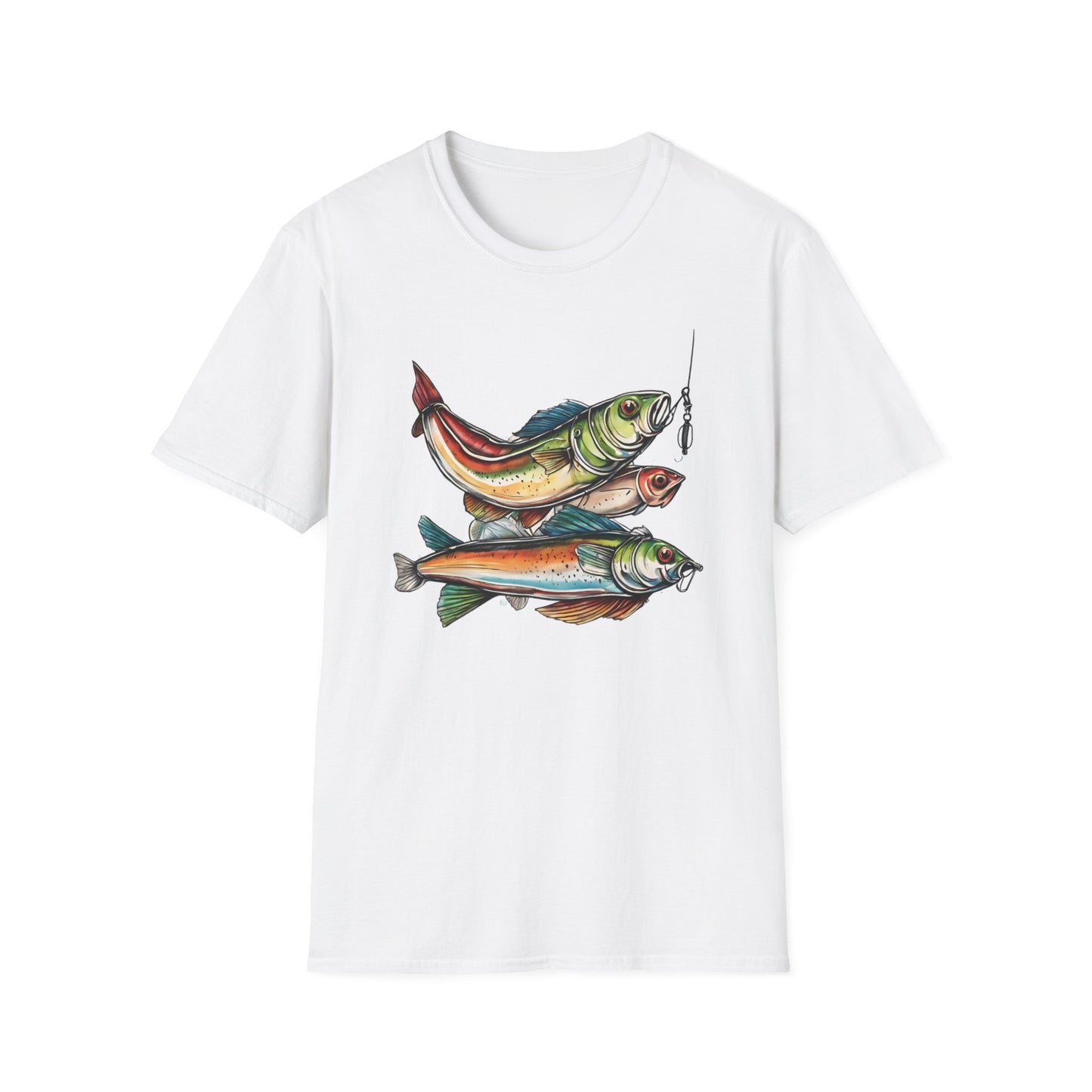 Lure - Three bFish - Softstyle T-Shirt