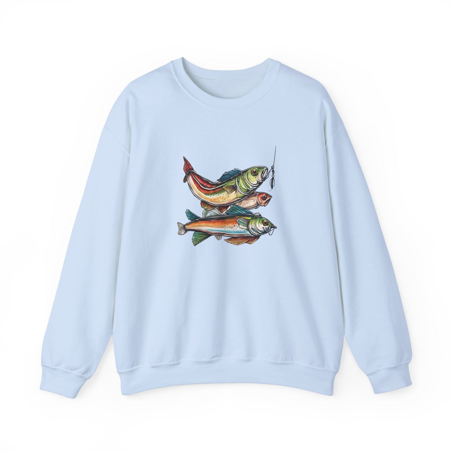 Lure - Three Fish - Crewneck Sweatshirt