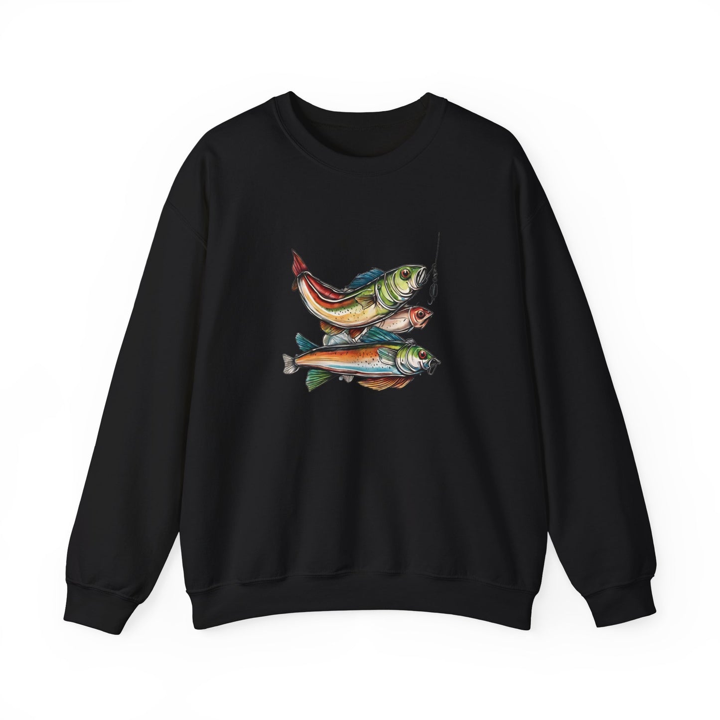 Lure - Three Fish - Crewneck Sweatshirt