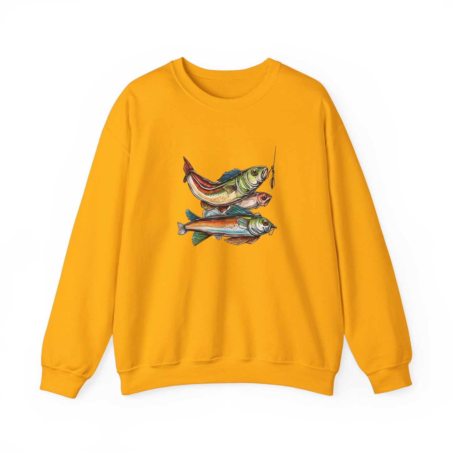 Lure - Three Fish - Crewneck Sweatshirt