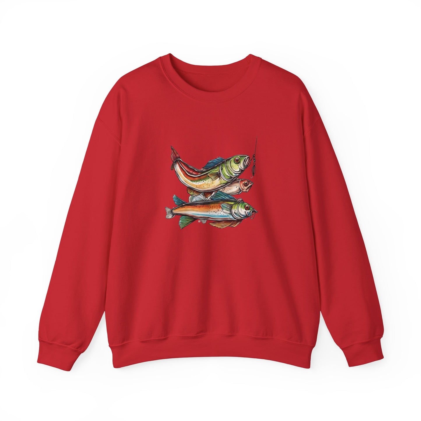 Lure - Three Fish - Crewneck Sweatshirt