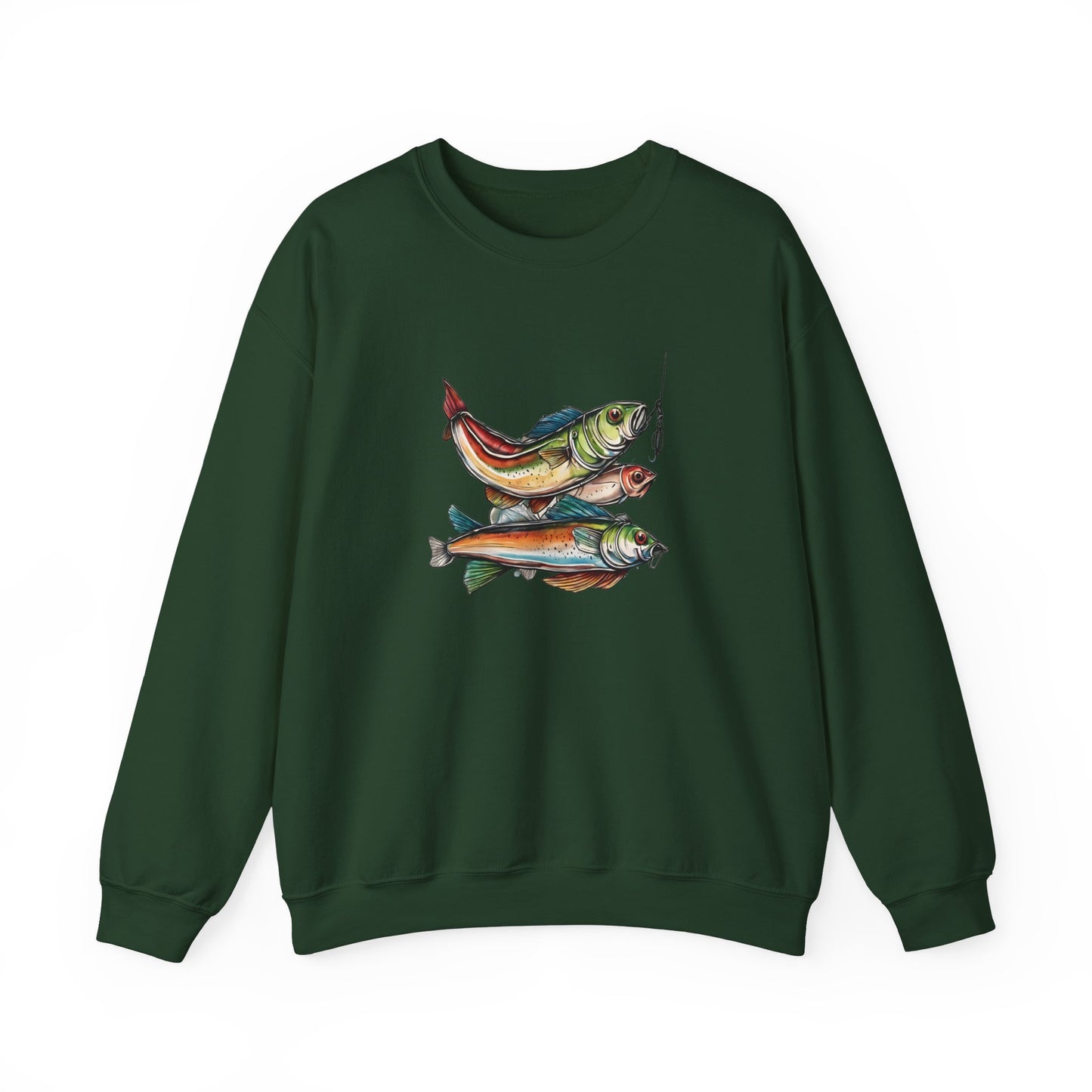 Lure - Three Fish - Crewneck Sweatshirt