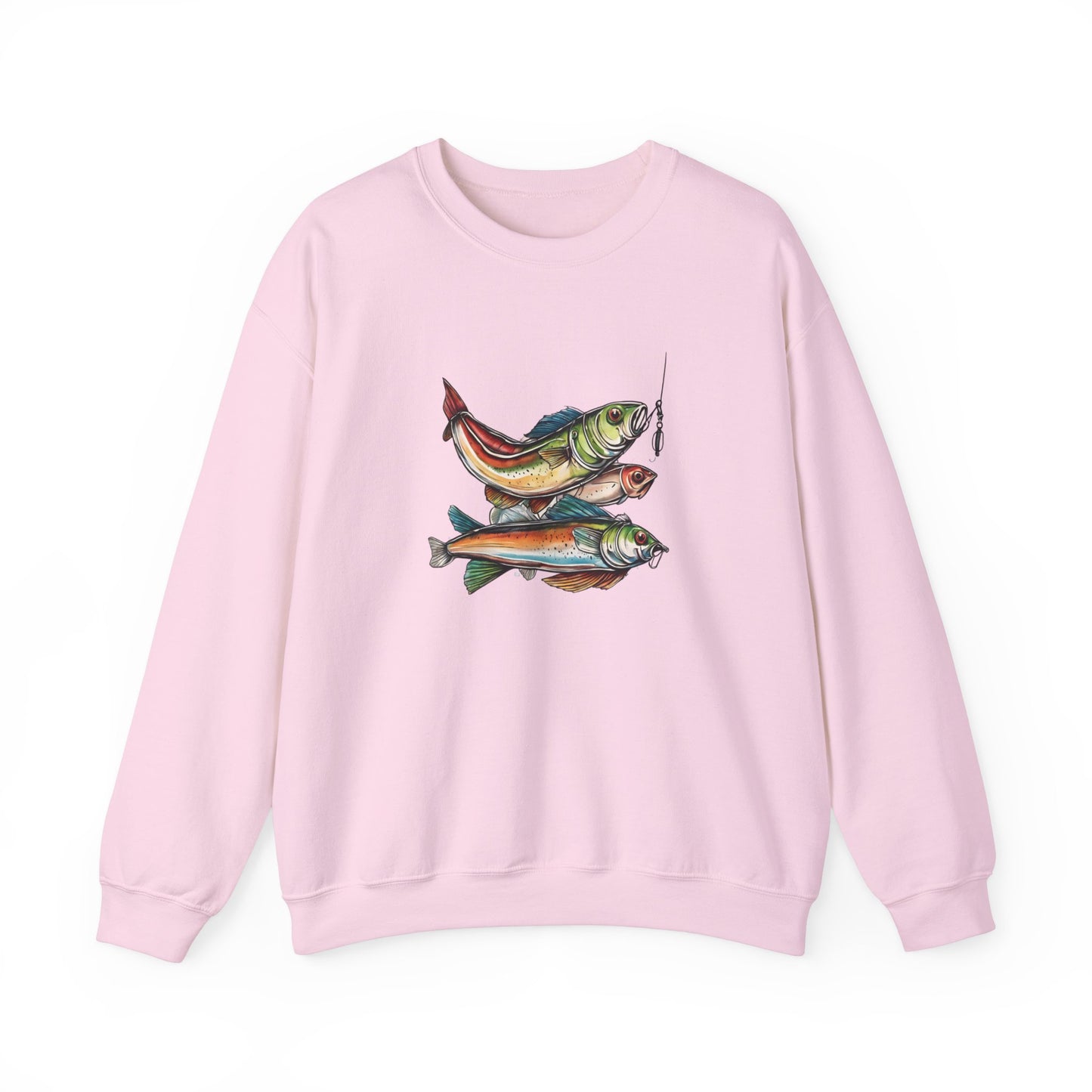 Lure - Three Fish - Crewneck Sweatshirt