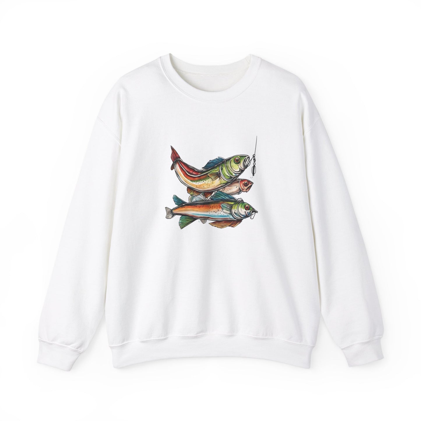 Lure - Three Fish - Crewneck Sweatshirt