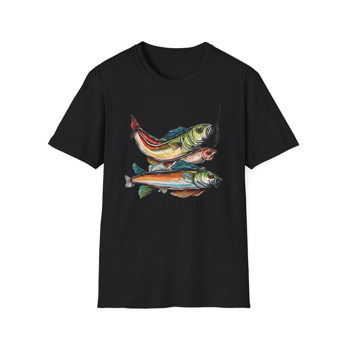 Lure - Three bFish - Softstyle T-Shirt